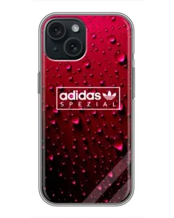Чохол для iPhone 15 з картинкою «Adidas Gold Marble»