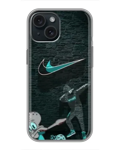 Чохол для iPhone 15 з картинкою «Спортивний арт Nike»
