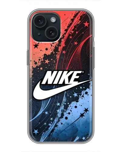Чохол для iPhone 15 з картинкою «Градієнтний принт Найк»