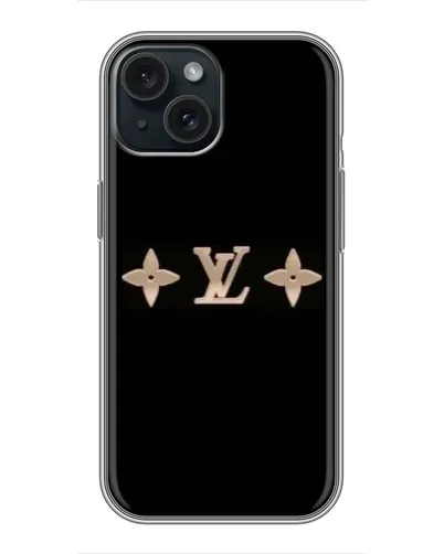 Чохол для iPhone 15 з картинкою «Louis Vuitton — мінімалізм»