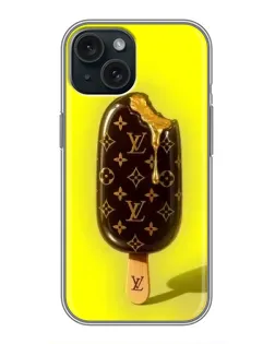 Чохол для iPhone 15 з картинкою «Морозиво від LV»