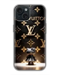 Чохол для iPhone 15 з картинкою «Монограма з фігурою»