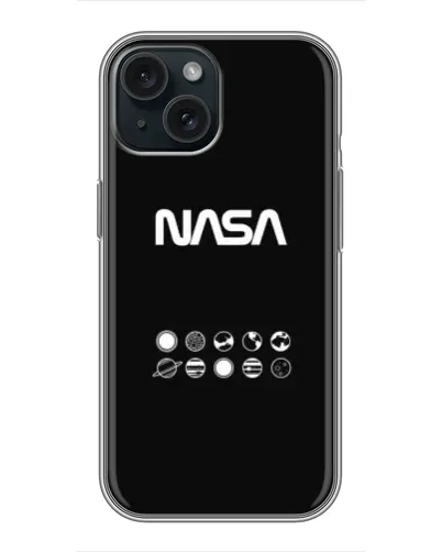 Чохол для iPhone 15 з картинкою «NASA — технічний принт»