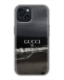 Чохол для iPhone 15 з картинкою «Gucci — морський прибій»