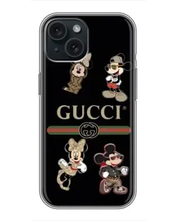 Чохол для iPhone 15 з картинкою «Gucci — герої Disney та монограма» Чохол для iPhone 15 з картинкою «Gucci — герої Disney та монограма»