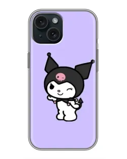 Чохол для iPhone 15 з картинкою «Класична Kuromi»