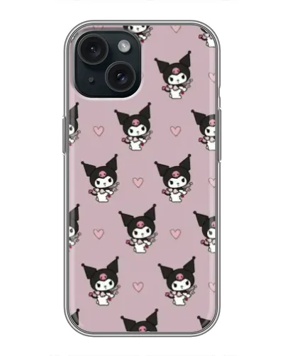 Чохол для iPhone 15 з картинкою «Kuromi — нічний сон»