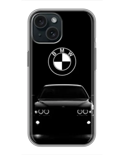 Чохол для iPhone 15 з картинкою «BMW — погляд з темряви»