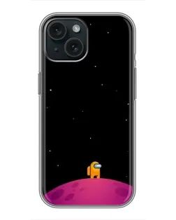 Чохол для iPhone 15 з картинкою «Самотній герой на планеті»