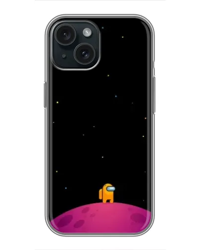 Чохол для iPhone 15 з картинкою «Самотній герой на планеті»