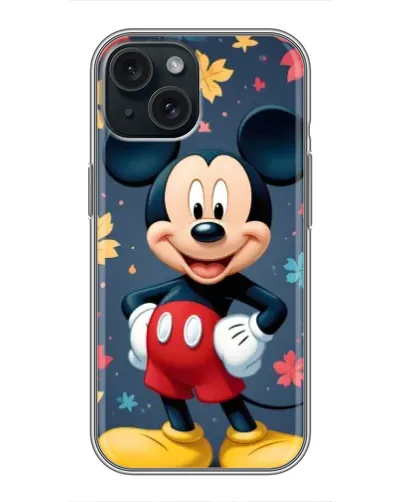 Чохол для iPhone 15 з картинкою «Осінній Mickey Mouse»
