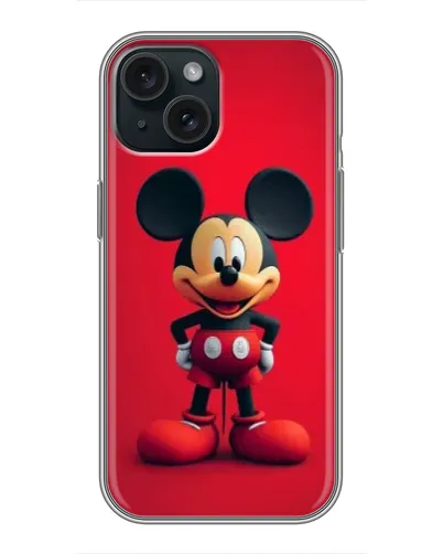 Чохол для iPhone 15 з картинкою «Mickey в повний зріст»
