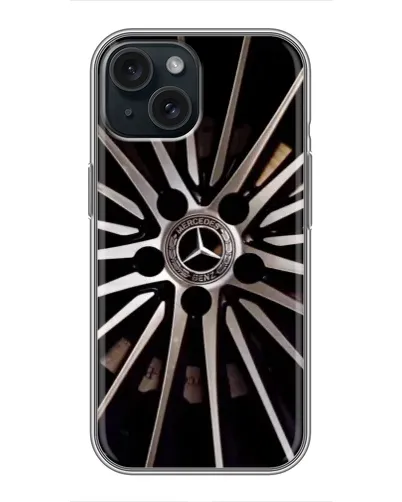 Чохол для iPhone 15 з картинкою «Диск Mercedes»