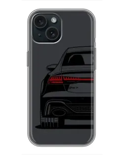 Чохол для iPhone 15 з картинкою «Задня частина Audi — арт»