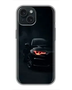 Чохол для iPhone 15 з картинкою «Audi — хижий погляд»