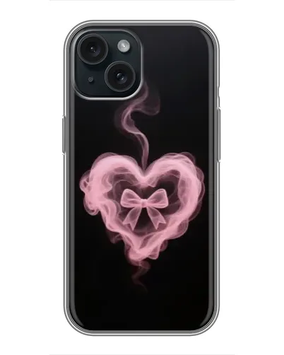 Чохол для iPhone 15 з картинкою «Димчасте серце»