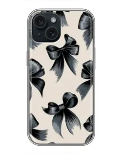 Чохол для iPhone 15 з картинкою «Банти Coquette»
