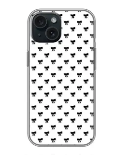 Чохол для iPhone 15 з картинкою «Міні-бантики»