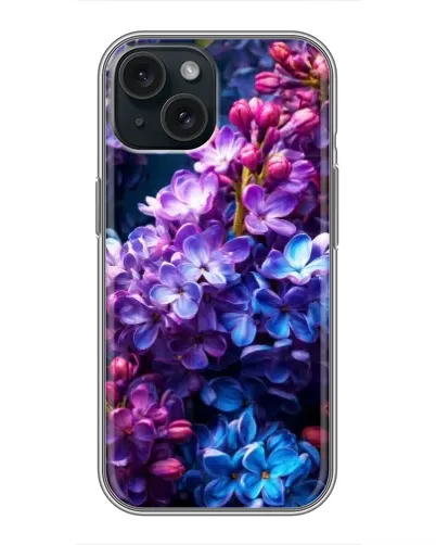 Чохол для iPhone 15 з картинкою «Бузковий цвіт»