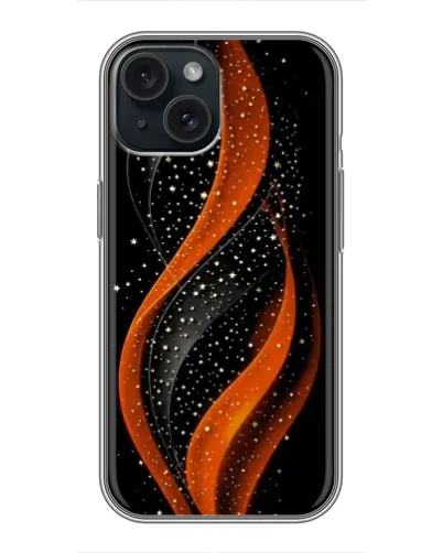 Чохол для iPhone 15 з картинкою «Вогняна зоряна хвиля»