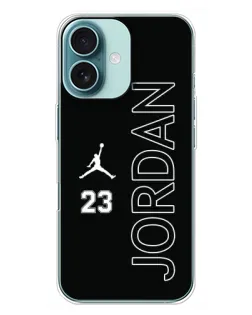 Чехол для iPhone 16 Plus с картинкой «Jordan Vertical»