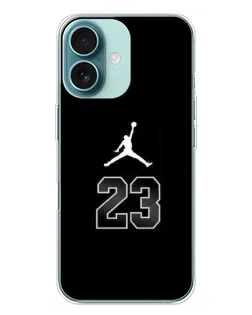 Чехол для iPhone 16 Plus с картинкой «Jordan Flight 23»