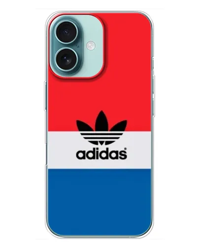 Чехол для iPhone 16 Plus с картинкой «Adidas Retro Block» Чехол для iPhone 16 Plus с картинкой «Adidas Retro Block»