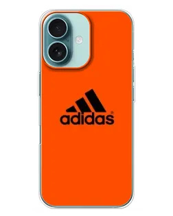 Чехол для iPhone 16 Plus с картинкой «Adidas Ukraine»