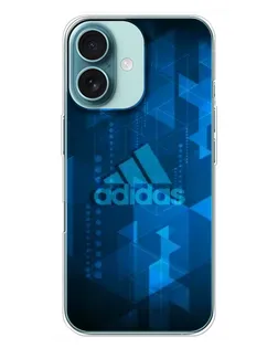 Чехол для iPhone 16 Plus с картинкой «Adidas Sport Art»