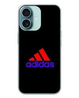 Чехол для iPhone 16 Plus с картинкой «Классический Adidas»