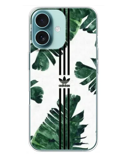 Чехол для iPhone 16 Plus с картинкой «Пальмовые листья адидас» Чехол для iPhone 16 Plus с картинкой «Пальмовые листья адидас»
