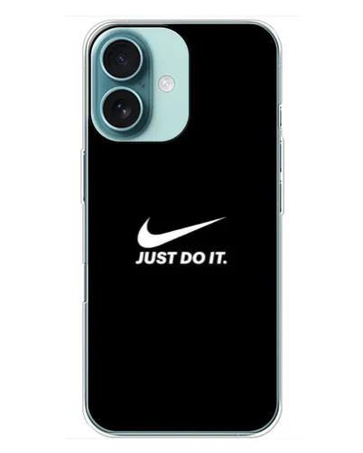 Чехол для iPhone 16 Plus с картинкой «Минимализм от Nike» Чехол для iPhone 16 Plus с картинкой «Минимализм от Nike»