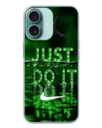 Чехол для iPhone 16 Plus с картинкой «Зеленый неоновый Nike» Чехол для iPhone 16 Plus с картинкой «Зеленый неоновый Nike»