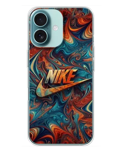 Чехол для iPhone 16 Plus с картинкой «Nike в абстракции» Чехол для iPhone 16 Plus с картинкой «Nike в абстракции»