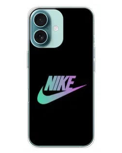 Чехол для iPhone 16 Plus с картинкой «Nike — городская ночь»