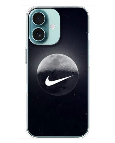 Чехол для iPhone 16 Plus с картинкой «Nike в стиле граффити» Чехол для iPhone 16 Plus с картинкой «Nike в стиле граффити»