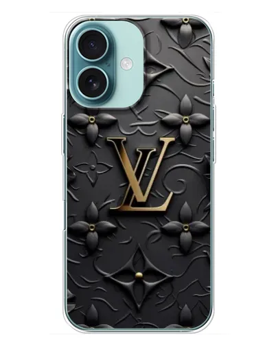 Чехол для iPhone 16 Plus с картинкой «Кожаная текстура LV» Чехол для iPhone 16 Plus с картинкой «Кожаная текстура LV»