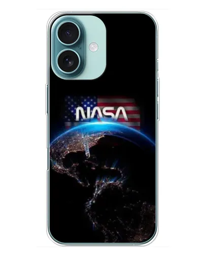 Чехол для iPhone 16 Plus с картинкой «Земля из космоса NASA» Чехол для iPhone 16 Plus с картинкой «Земля из космоса NASA»