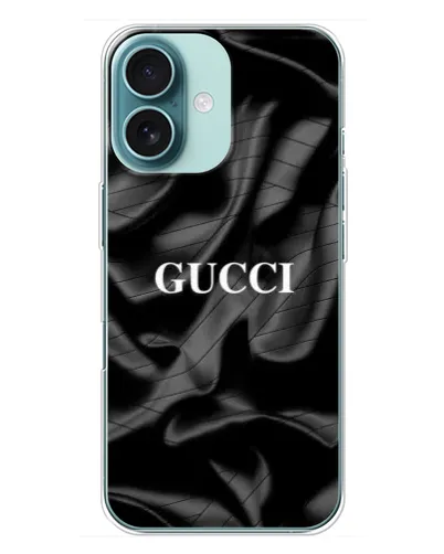 Чохол для iPhone 16 Plus з картинкою «Gucci — шовкові хвилі» Чохол для iPhone 16 Plus з картинкою «Gucci — шовкові хвилі»