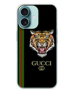 Чохол для iPhone 16 Plus з картинкою «Тигр Gucci»
