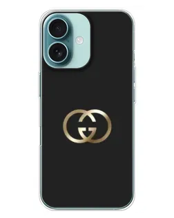 Чохол для iPhone 16 Plus з картинкою «Мінімалізм Gucci»