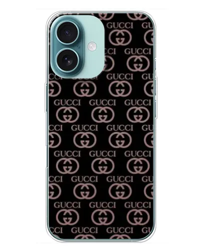 Чохол для iPhone 16 Plus з картинкою «Класична монограма Gucci» Чохол для iPhone 16 Plus з картинкою «Класична монограма Gucci»