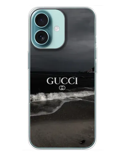 Чохол для iPhone 16 Plus з картинкою «Gucci — морський прибій» Чохол для iPhone 16 Plus з картинкою «Gucci — морський прибій»