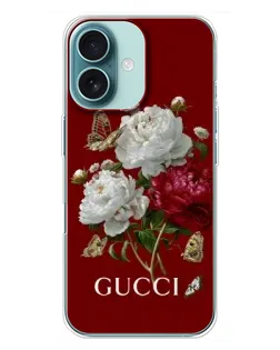 Чохол для iPhone 16 Plus з картинкою «Gucci — сад»