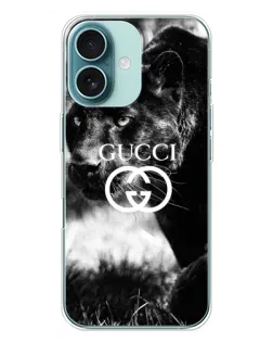 Чохол для iPhone 16 Plus з картинкою «Gucci — дика природа»