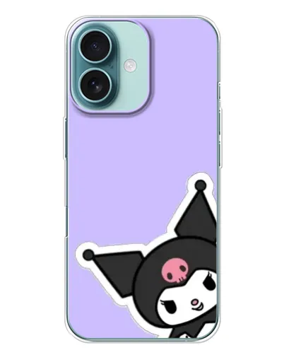 Чохол для iPhone 16 Plus з картинкою «Кумедна Kuromi»