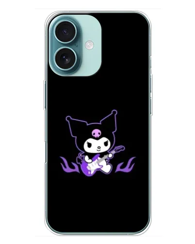 Чохол для iPhone 16 Plus з картинкою «Електрична Kuromi»