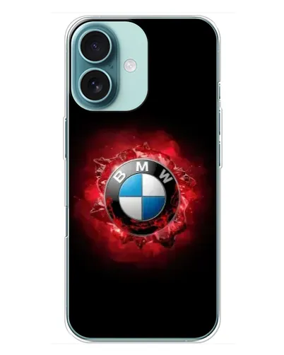Чохол для iPhone 16 Plus з картинкою «Логотип BMW — спалах» Чохол для iPhone 16 Plus з картинкою «Логотип BMW — спалах»