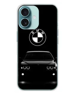 Чохол для iPhone 16 Plus з картинкою «BMW — погляд з темряви»