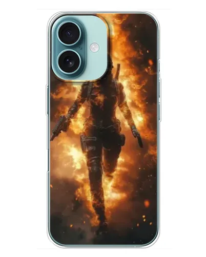Чехол для iPhone 16 Plus с картинкой «BMW — скорость в дожде» Чехол для iPhone 16 Plus с картинкой «BMW — скорость в дожде»